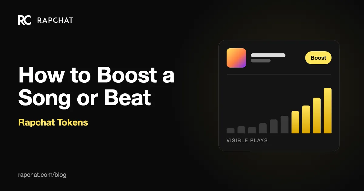 How to Boost a Song or Beat on Rapchat