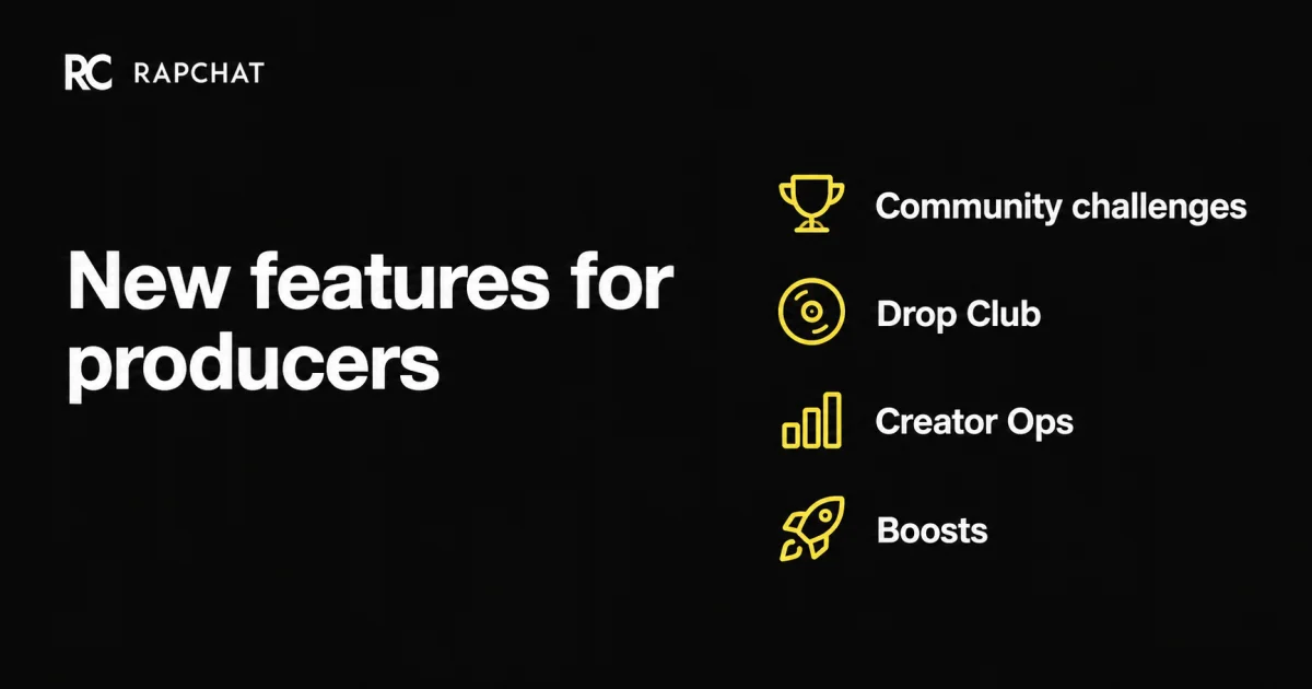 New features for producers